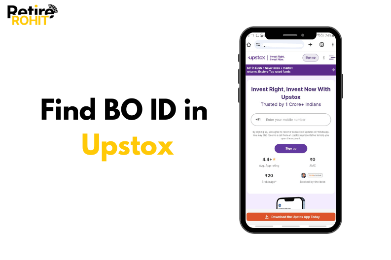 Find BO ID in UpStox