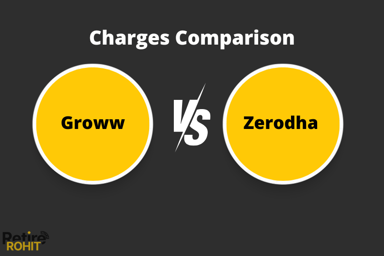 Groww vs Zerodha Charges Comparison