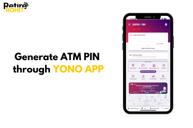 Generate ATM PIN through Yono App