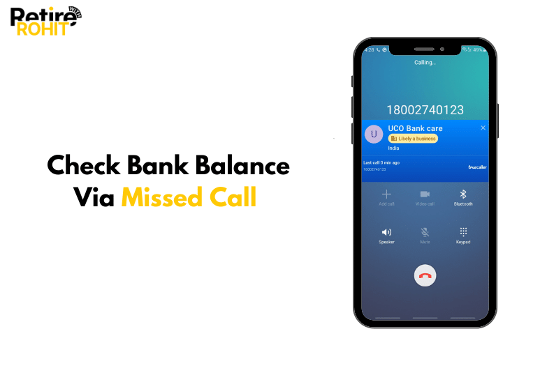 Check Bank Balance Via Missed Call