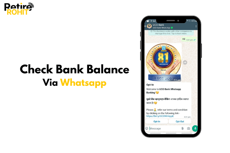 Check Bank Balance via WhatsApp Number