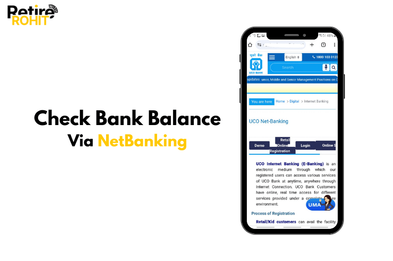 Check bank Balance Via NetBanking