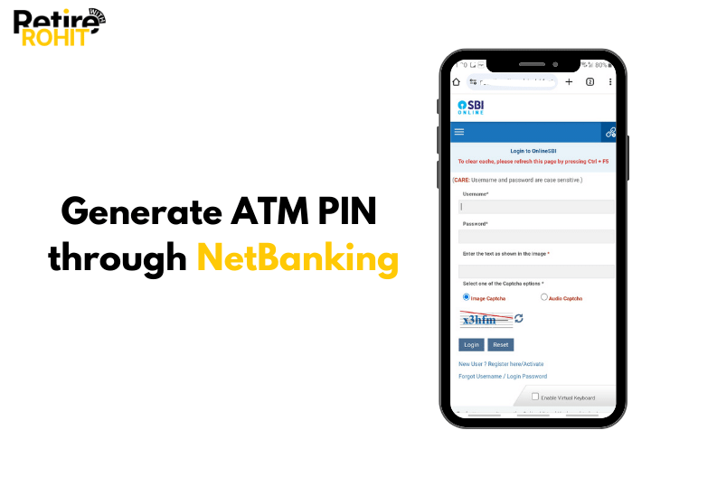 Generate ATM PIN through Netbanking