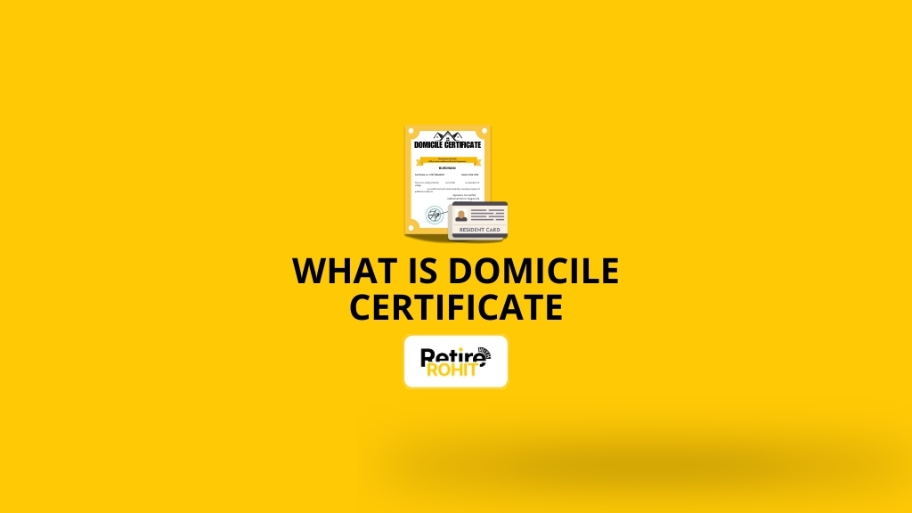 what is a domicile certificate?