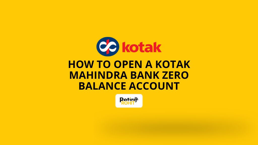 How to open a kotak mahindra bank zero balance account?