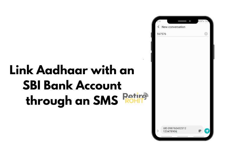 link Aadhar with an SBI Bank Account through an SMS