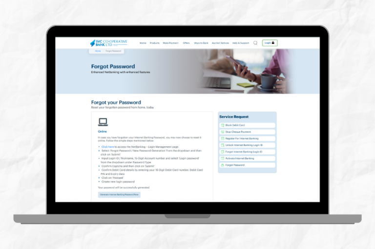 SVC Bank Net Banking: Registration &amp; Login Process
