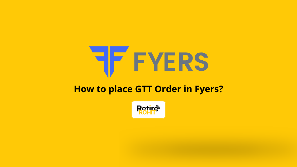 How to place GTT Order in Fyers