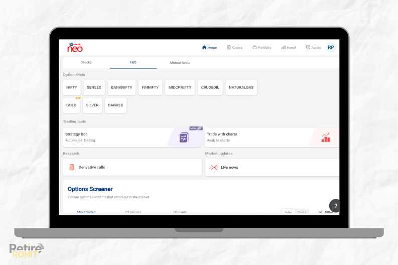 Kotak neo Homepage