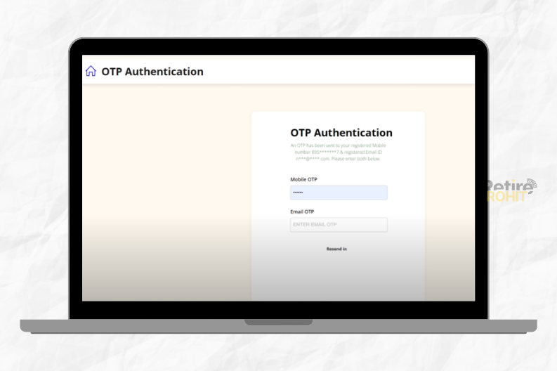 OTP Authentication Page