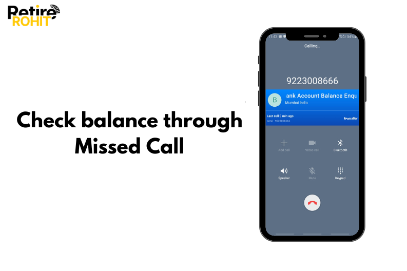 Check Balance Through Missed Calls