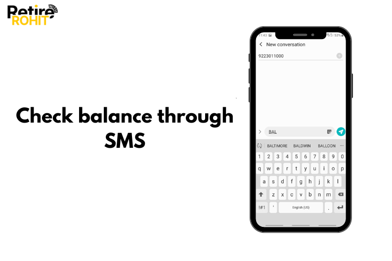 Check Balance Through SMS