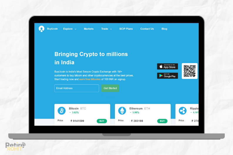 BuyUcoin website homepage