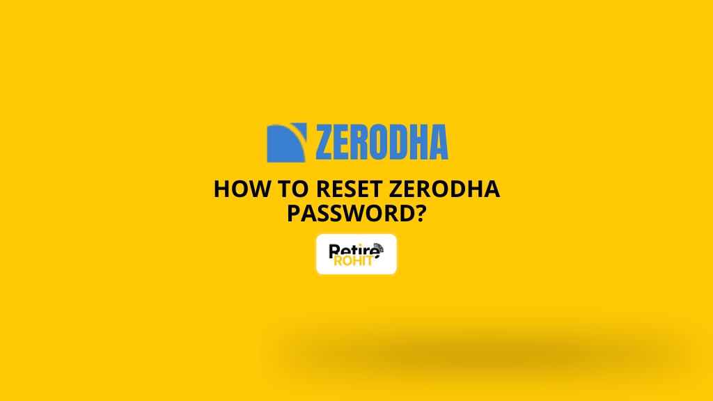 How to Reset Zerodha Password?