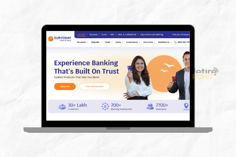 Suryoday Small Finance Bank homepage