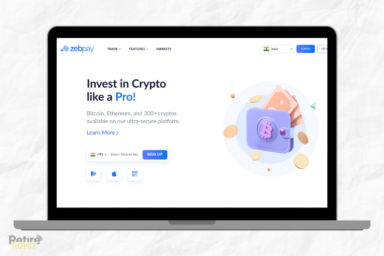 zebpay website homepage